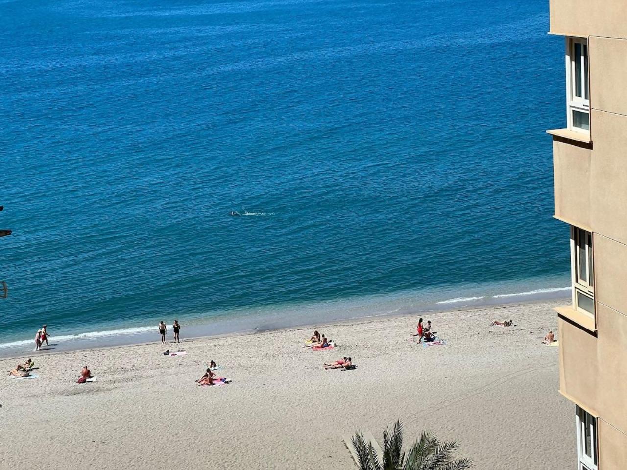 Apartamento Primera Linea De Playa En Almeria Bagian luar foto
