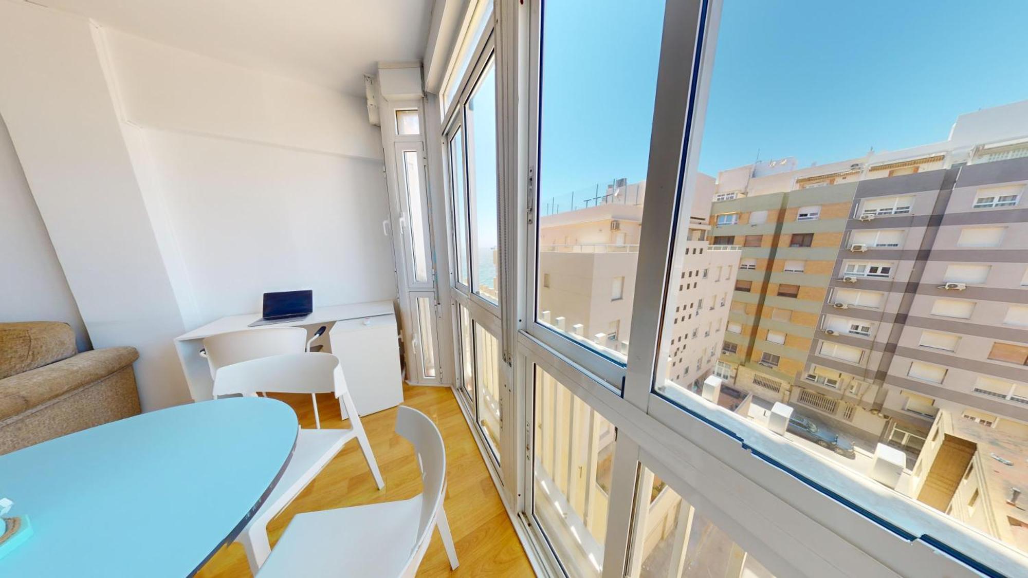 Apartamento Primera Linea De Playa En Almeria Bagian luar foto